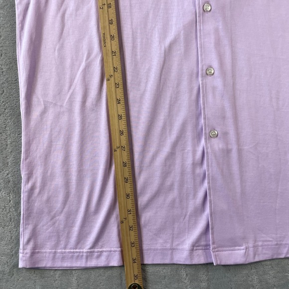 Murano Liquid Luxury Shirt Mens XLT Extra Large Tall Purple Preppy Soft Casual‎ - Picture 6 of 11
